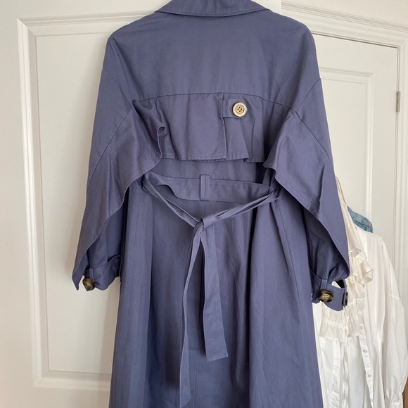 Blue Jazzevar Trenchcoat - Picture 13 of 15